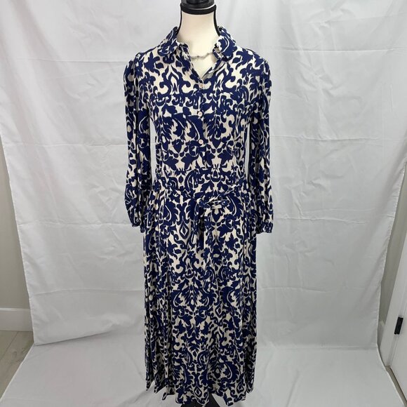 ZARA "THE EMILIE DRESS" NWT - Elegant Paisley print pockets button up and belt - Picture 3 of 8